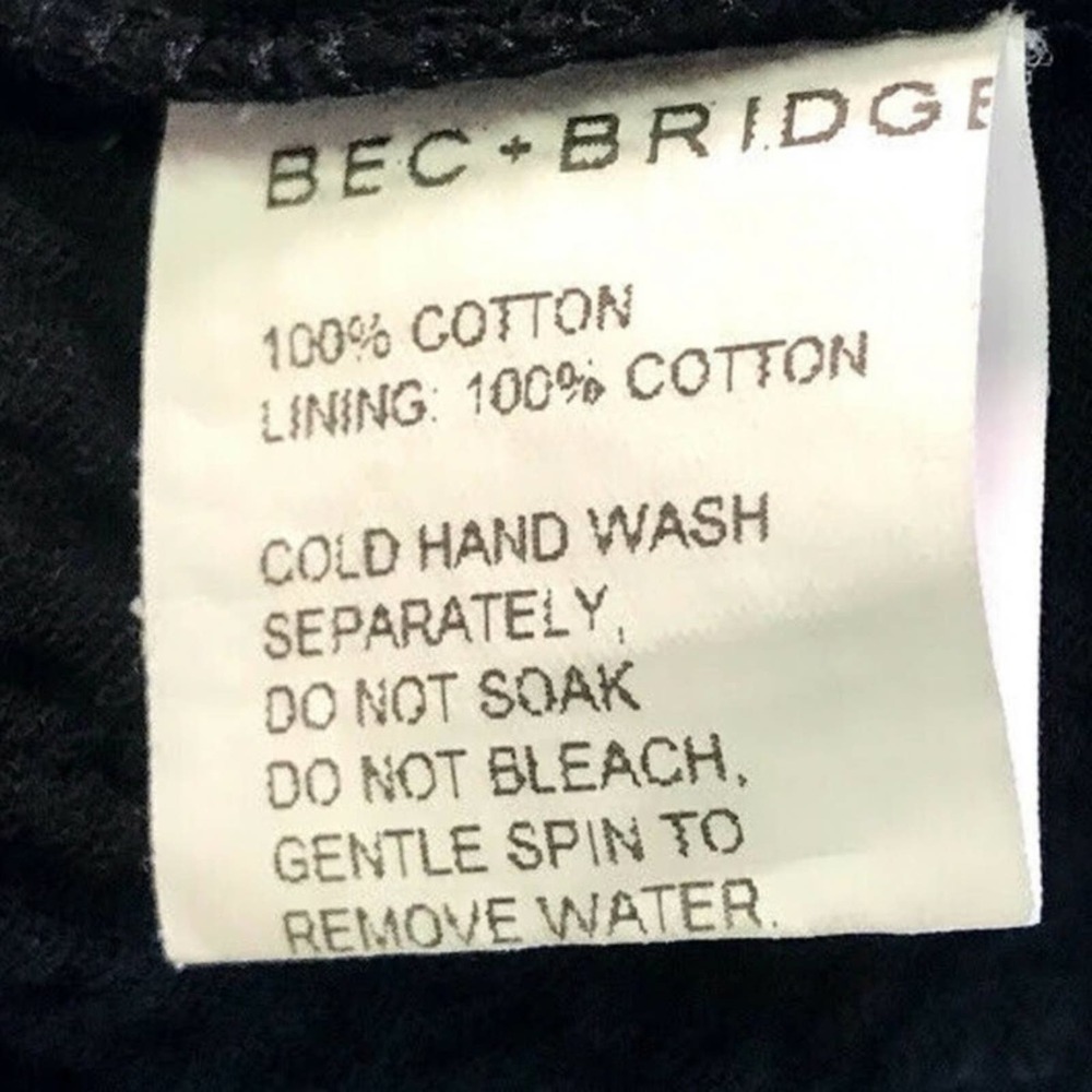 Bec & Bridge Emilie Jumpsuit Tie Strap Crinkle Textured Crepe Cropped Wide Leg 2 - Picture 4 of 6